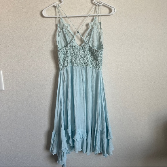 Free People fp one adella slip on baby blue dress - Picture 6 of 8